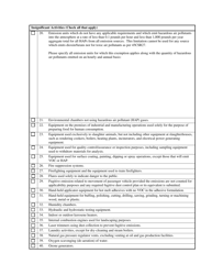 Insignificant Activities Checklist - West Virginia, Page 2