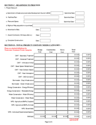 Project Priority List Application - Clean Water State Revolving Fund - West Virginia, Page 3