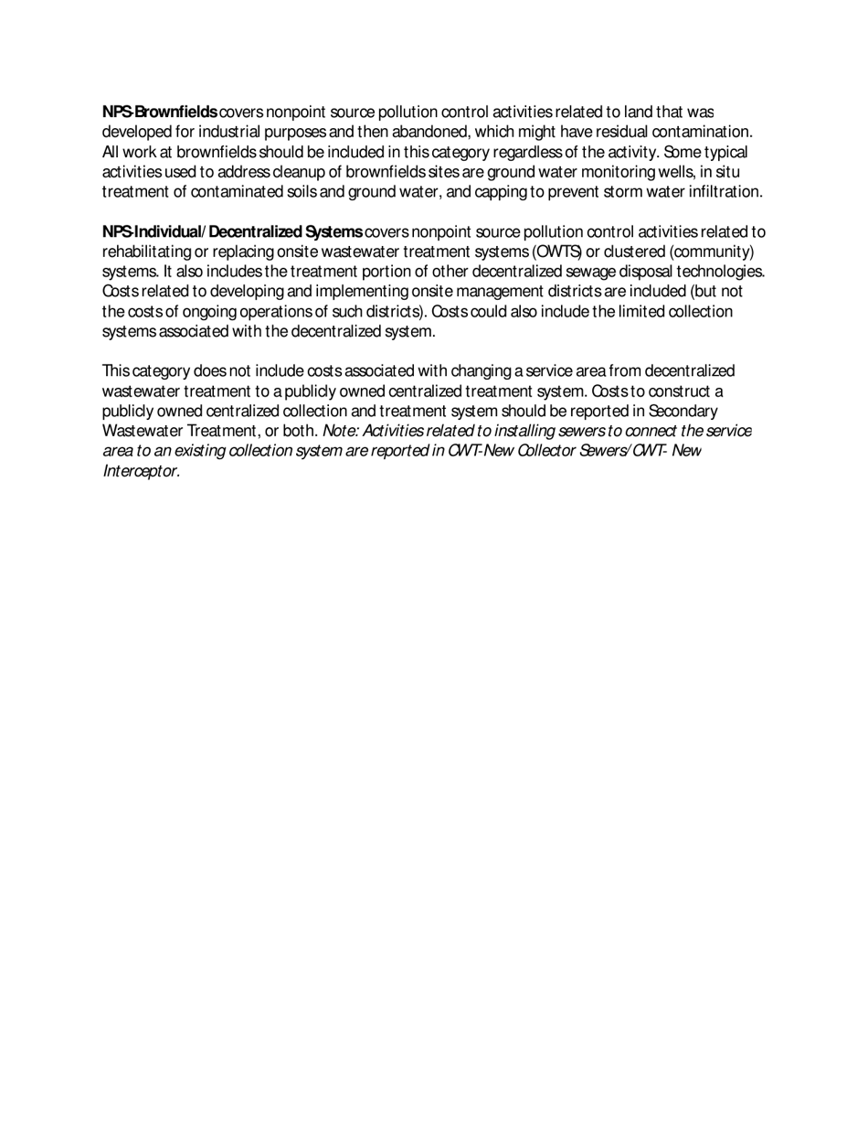 Project Priority List Application - Clean Water State Revolving Fund - West Virginia, Page 9