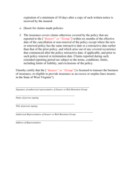 Instructions for Form AST FR-5 Certificate of Insurance - West Virginia, Page 4