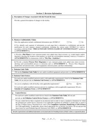 Title V Permit Revision Application - West Virginia, Page 2