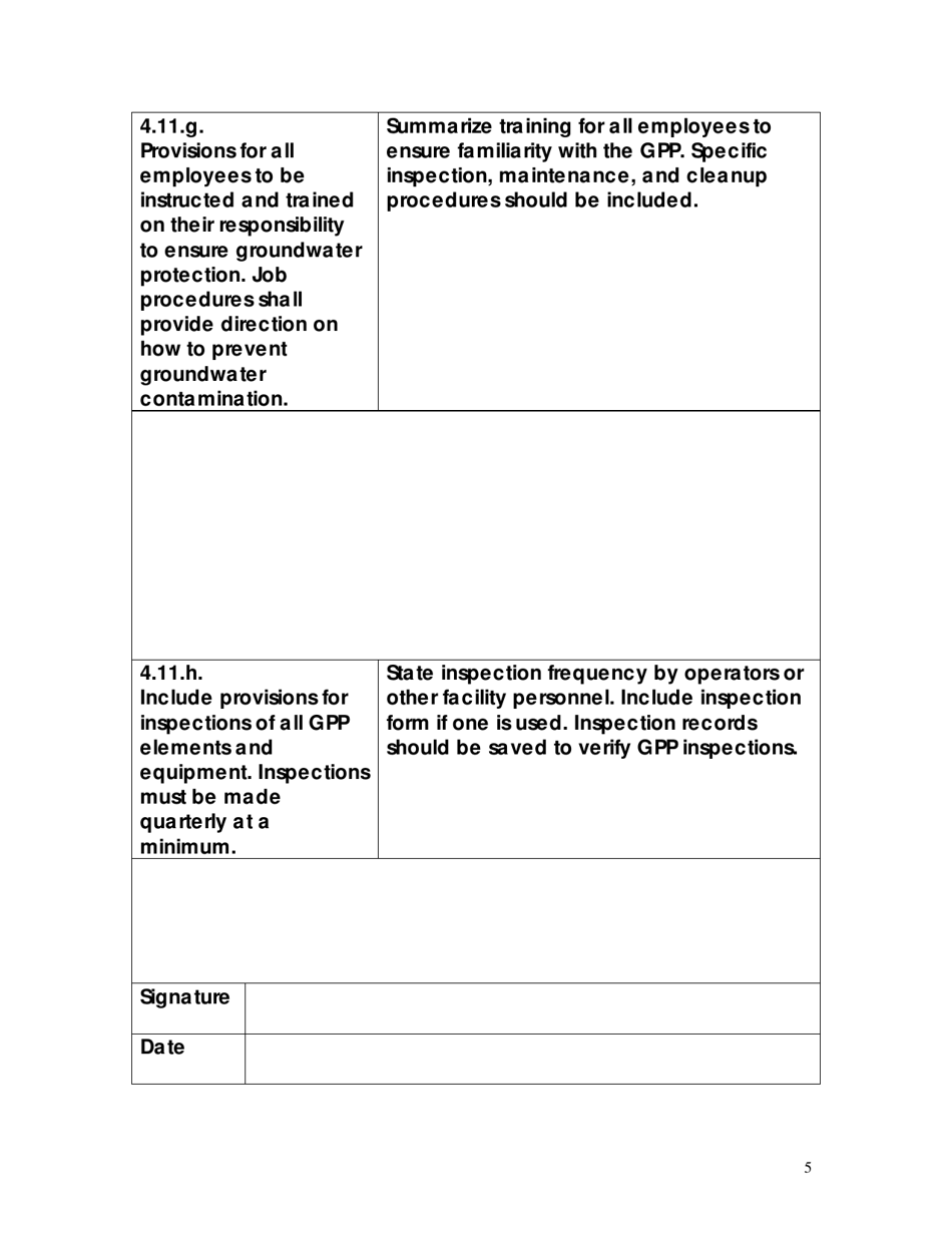 Groundwater Protection Plan for Small Businesses - West Virginia, Page 5