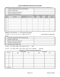 Attachment L Fugitive Emissions From Unpaved Haulroads - West Virginia, Page 2