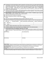 Attachment L Emissions Unit Data Sheet Chemical Process - West Virginia, Page 2