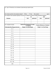 Attachment M Air Pollution Control Device Sheet (Baghouse) - West Virginia, Page 2