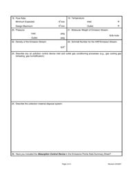 Attachment M Air Pollution Control Device Sheet (Absorption System) - West Virginia, Page 2