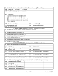 Attachment L Emissions Unit Data Sheet - Storage Tanks - West Virginia, Page 4