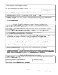 Application for Permision to Commence Construction (Pcc) - West Virginia, Page 2