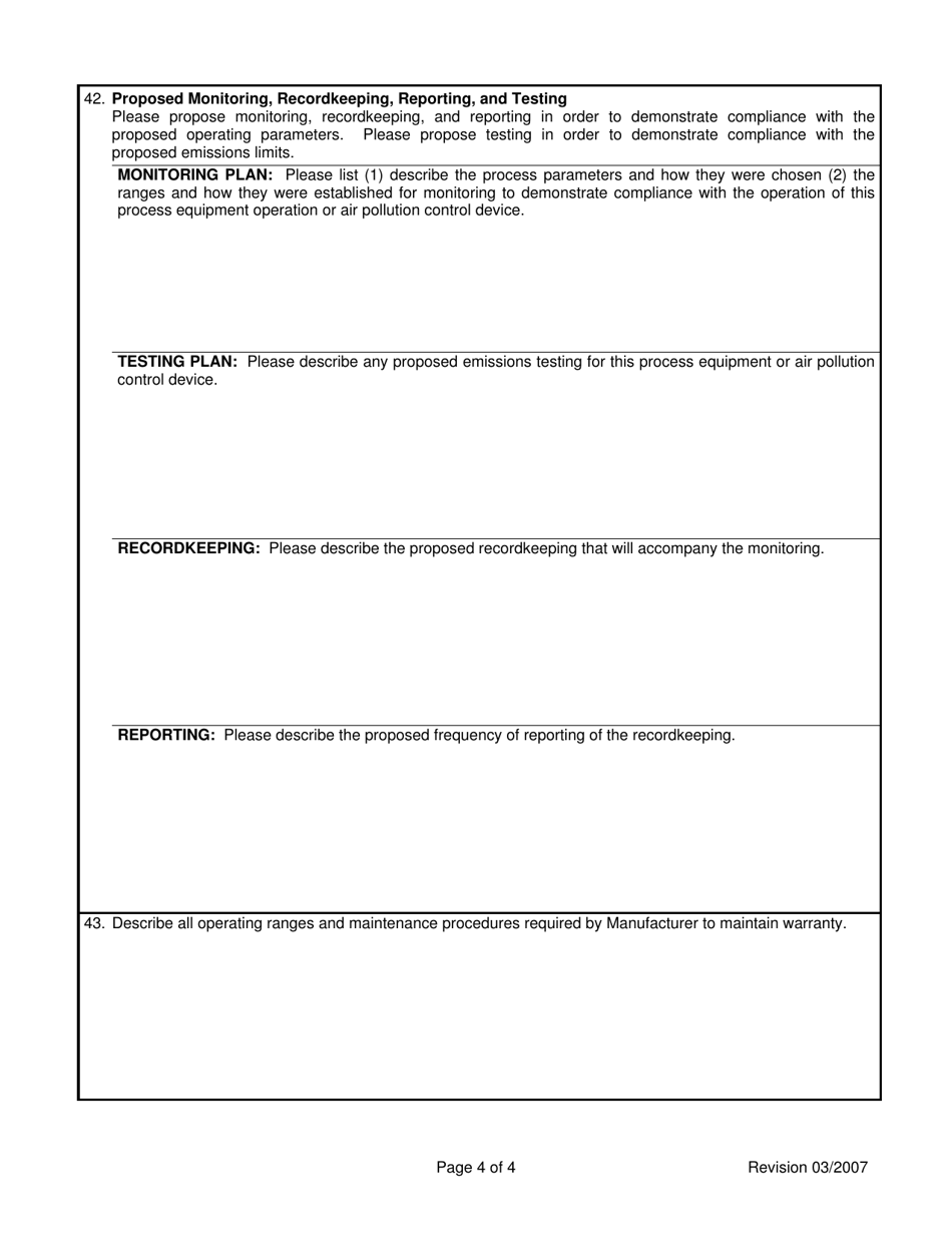 Attachment L Emission Unit Data Sheet (Indirect Heat Exchanger) - West Virginia, Page 4