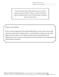 Form MDVPETN-INFO COMBO [MDVINFO] Civil Case Information Statement - Domestic Violence Cases - West Virginia, Page 10