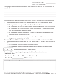 Form MDVPETN-INFO COMBO [MDVINFO] Civil Case Information Statement - Domestic Violence Cases - West Virginia, Page 6