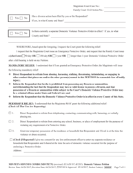 Form MDVPETN-INFO COMBO [MDVINFO] Civil Case Information Statement - Domestic Violence Cases - West Virginia, Page 7