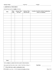 Form SCA-F-405 Court Invoice for Guardian Ad Litem - West Virginia, Page 4