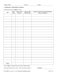 Form SCA-F-405 Court Invoice for Guardian Ad Litem - West Virginia, Page 6