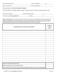 Form GC30 Accounting of Conservator - West Virginia, Page 2