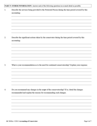 Form GC30 Accounting of Conservator - West Virginia, Page 6