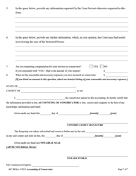 Form GC30 Accounting of Conservator - West Virginia, Page 7