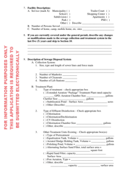 Form SG Faclity Registration Application Form for Wv/Npdes General Permit Disposal of Sewage - West Virginia, Page 2