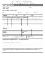 Application for Beneficial Use of Filtrate - West Virginia, Page 3