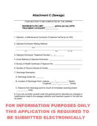 Facility Registration Application - General Permit for Highway or Municipal Maintenance Facilities in West Virginia - West Virginia, Page 5