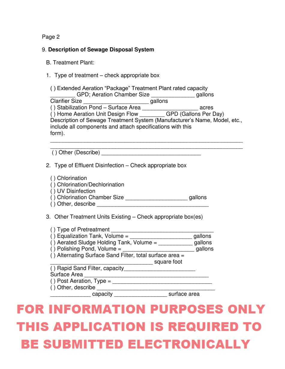 Facility Registration Application - General Permit for Highway or Municipal Maintenance Facilities in West Virginia - West Virginia, Page 6