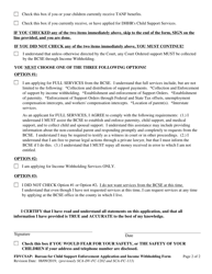 Form FDVCSAP Bcse Application and Income Withholding Form - West Virginia, Page 2