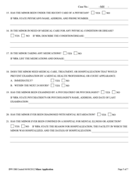 Form INV1M Application for Involuntary Custody for Mental Health Examination of Minor - West Virginia, Page 5