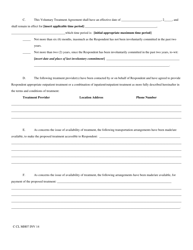 Form INV14 Voluntary Treatment Agreement - West Virginia, Page 2