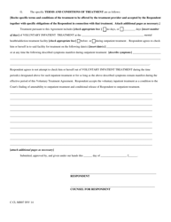 Form INV14 Voluntary Treatment Agreement - West Virginia, Page 3