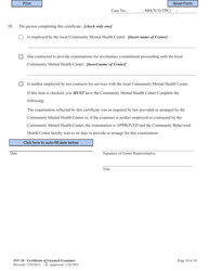 Form INV10 Certificate of Licensed Examiner - West Virginia, Page 10