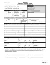 Notification for Underground Storage Tanks - West Virginia, Page 3