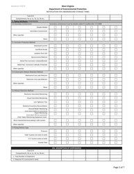 Notification for Underground Storage Tanks - West Virginia, Page 7