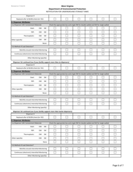 Notification for Underground Storage Tanks - West Virginia, Page 8