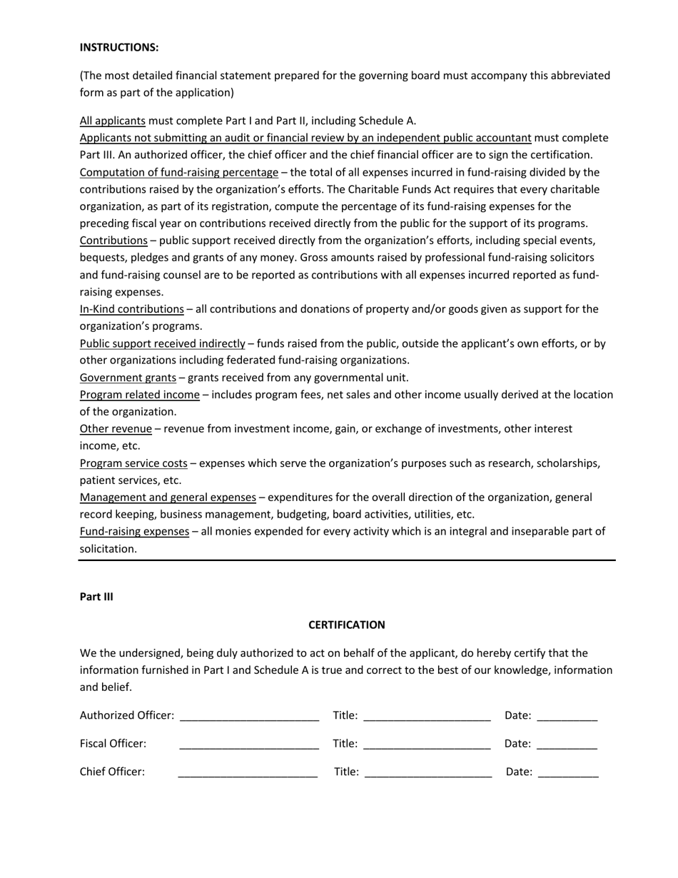 Form CFP Computation of Fund-Raising Percentage Form Short Form Financial Report - West Virginia, Page 2