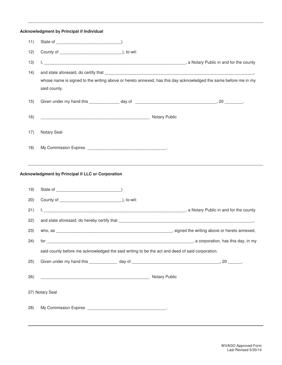 Form CHF Registration Statement of Professional Fund Raiser or Fund-Raising Counsel - West Virginia, Page 6