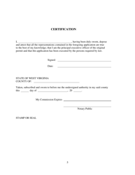 Application for a Major Modification to Transfer a Solid Waste Facility Permit - West Virginia, Page 5