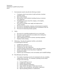 Instructions to Person(s) Applying for a Solid Waste Landfill Facility Permit - West Virginia, Page 9