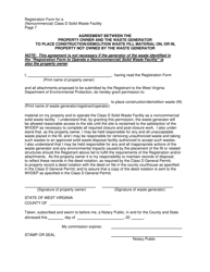 Registration Form to Operate a (Noncommercial) Class D Solid Waste Facility - West Virginia, Page 7