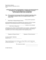 Registration to Operate a Non-residential Composting Activity - West Virginia, Page 7