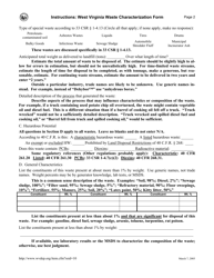 Instructions for Waste Characterization Form - West Virginia, Page 2