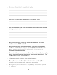West Virginia Recycling Activity Registration Form - West Virginia, Page 3