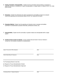 Form WV-80 Standardization: Approval Request Form - West Virginia, Page 2