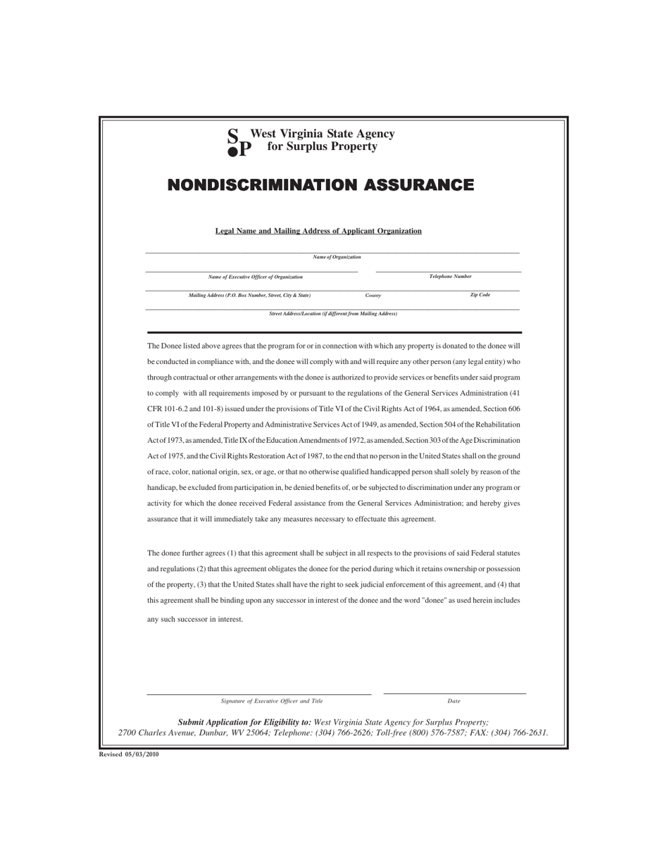 Surplus Application for Eligibility - West Virginia, Page 5