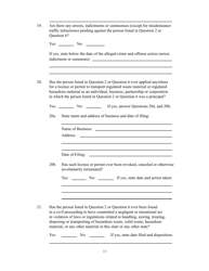 Background Investigation Disclosure Statement Application - West Virginia, Page 10