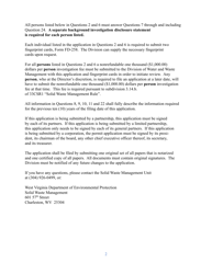 Background Investigation Disclosure Statement Application - West Virginia, Page 2