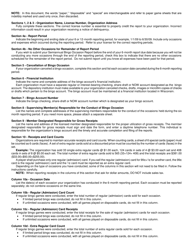 Instructions for Form DOA-11631 Semiannual Bingo Occasion Report - Wisconsin, Page 2
