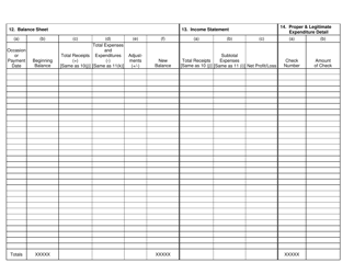 Form DOA-11631 Semiannual Bingo Occasion Report - Wisconsin, Page 4