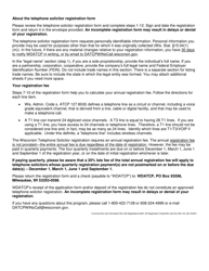 Wisconsin Telephone Solicitor Registration - Wisconsin, Page 2