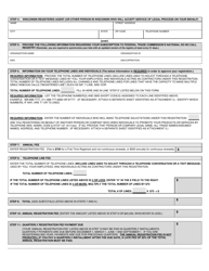 Wisconsin Telephone Solicitor Registration - Wisconsin, Page 4