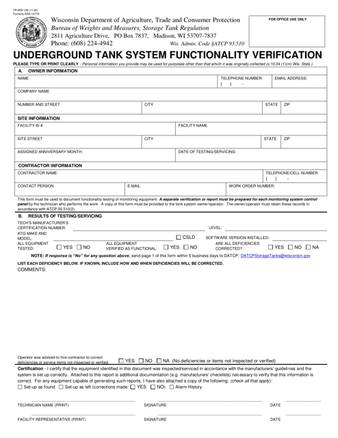 Form TR-WM-139  Printable Pdf